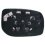 Piastra specchio retrovisore termica per TOYOTA AVENSIS dal 2006 al 2009 lato sinistro guidatore