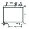 Radiatore acqua per HYUNDAI ACCENT dal 2002 al 2006
