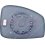 Piastra specchio retrovisore termica per RENAULT SCENIC dal 2009 al 2012 lato sinistro guidatore
