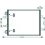 Condensatore per RENAULT TRAFIC dal 2006 al 2014