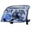 Proiettore regolazione elettrica per NISSAN X-TRAIL dal 2001 al 2007 lato destro passeggero
