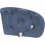 Piastra specchio retrovisore termica per MERCEDES-BENZ C W203 dal 2001 al 2008 lato destro passeggero
