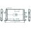 Radiatore acqua per OPEL ASTRA H GTC dal 2005 al 2009