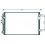 Condensatore per CHRYSLER - DODGE VOYAGER dal 2001 al 2004