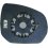 Piastra specchio retrovisore termica per CITROEN C4 dal 2007 al 2010 lato sinistro guidatore