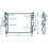 Radiatore acqua per MERCEDES-BENZ M W163 dal 2001 al 2005