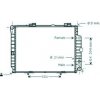 Radiatore acqua per MERCEDES-BENZ E dal 1995 al 1999