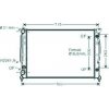 Radiatore acqua per AUDI A4 dal 1994 al 1999