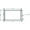 Radiatore acqua per FORD COURIER dal 1999 al 2002