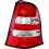 Fanale posteriore bianco-bianco per MERCEDES-BENZ A W168 dal 2001 al 2004 lato destro passeggero