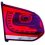 Fanale posteriore interno GTI 01-11-09-12 per VOLKSWAGEN GOLF  VI dal 2008 al 2012 lato sinistro guidatore