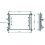 Radiatore acqua per FIAT BRAVO dal 1995 al 2001