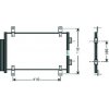 Condensatore per PEUGEOT BOXER dal 2002 al 2006