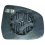 Piastra specchio retrovisore termica per FORD FOCUS dal 2008 al 2011 lato sinistro guidatore