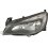 Proiettore nero per OPEL ASTRA J dal 2009 al 2012 lato sinistro guidatore