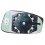 Piastra specchio retrovisore termica per FIAT STILO dal 2001 al 2010 lato destro passeggero