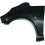 Parafango anteriore per PEUGEOT 1007 dal 2005 al 2010 lato sinistro guidatore