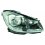 Proiettore nero per MERCEDES-BENZ C W204 dal 2011 al 2014 lato destro passeggero