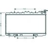 Radiatore acqua per NISSAN PRIMERA P10 dal 1990 al 1996