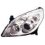 Proiettore cromato per OPEL VECTRA C dal 2005 al 2008 lato sinistro guidatore