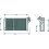 Scambiatore di calore per FIAT ULYSSE dal 1994 al 2002