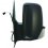 Retrov. manuale braccio corto nero 06-09-08-13 per VOLKSWAGEN CRAFTER dal 2006 al 2017 lato sinistro guidatore