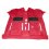 Tappeto preformato velluto rosso per FIAT 500 dal 1965 al 1975