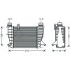 Intercooler per RENAULT MODUS dal 2004 al 2008