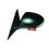 Retrovisore elettrico verniciabile abbattibile con freccia per MAZDA 6 dal 2010 al 2012 lato sinistro guidatore