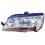 Proiettore fan arancio 11-03-12-05 $con fendinebbia per FIAT IDEA dal 2003 al 2012 lato sinistro guidatore