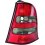 Fanale posteriore fumé-rosso per MERCEDES-BENZ A W168 dal 2001 al 2004 lato destro passeggero