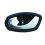 Maniglia apriporta interna cromata per RENAULT LAGUNA dal 2007 al 2010 lato sinistro guidatore