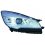 Proiettore xenon nero led per FORD KUGA dal 2012 al 2016 lato sinistro guidatore