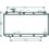 Radiatore acqua per TOYOTA RAV 4 dal 2003 al 2005