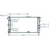 Radiatore acqua per OPEL VECTRA A dal 1988 al 1992