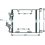 Condensatore per OPEL ASTRA H GTC dal 2005 al 2009