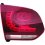 Fanale posteriore interno led 10-08-12-10 per VOLKSWAGEN GOLF  VI GTI dal 2009 al 2012 lato sinistro guidatore