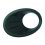 Cornice fendinebbia nera per NISSAN QASHQAI dal 2010 al 2013 lato sinistro guidatore