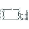 Condensatore per AUDI A4 dal 1994 al 1999