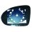 Piastra specchio retrovisore per SMART FORFOUR dal 2004 al 2006 lato destro passeggero