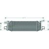 Intercooler per FORD FUSION dal 2005 al 2013