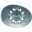 Piastra specchio retrovisore per CITROEN C1 dal 2009 al 2011 lato sinistro guidatore