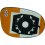 Piastra specchio retrovisore termica 09-09-01-12 per FORD KA dal 2008 al 2016 lato sinistro guidatore