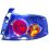 Fanale posteriore esterno crystal per SEAT IBIZA dal 2001 al 2008 lato destro passeggero
