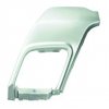 Cornice foro marmitta argento per LAND ROVER EVOQUE dal 2011 al 2015 lato sinistro guidatore