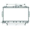 Radiatore acqua per HYUNDAI ACCENT dal 1995 al 1997