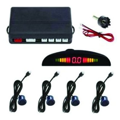 Kit sensori di parcheggio con 4 PDC e visore LCD