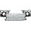 Griglia centrale paraurto per PEUGEOT 307 dal 2005 al 2007