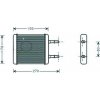 Scambiatore di calore per HYUNDAI ACCENT dal 1995 al 1997