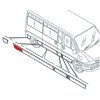 Modanatura parafango posteriore lato anteriore passo medio - passo lungo per PEUGEOT BOXER dal 2002 al 2006